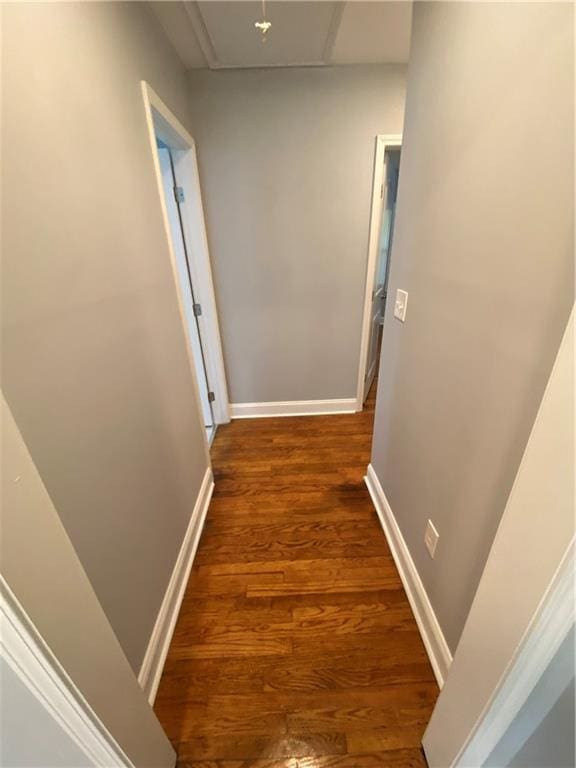 2319 Beecher Rd SW, Atlanta, GA 30311 - hall featuring wood finished floors and baseboards