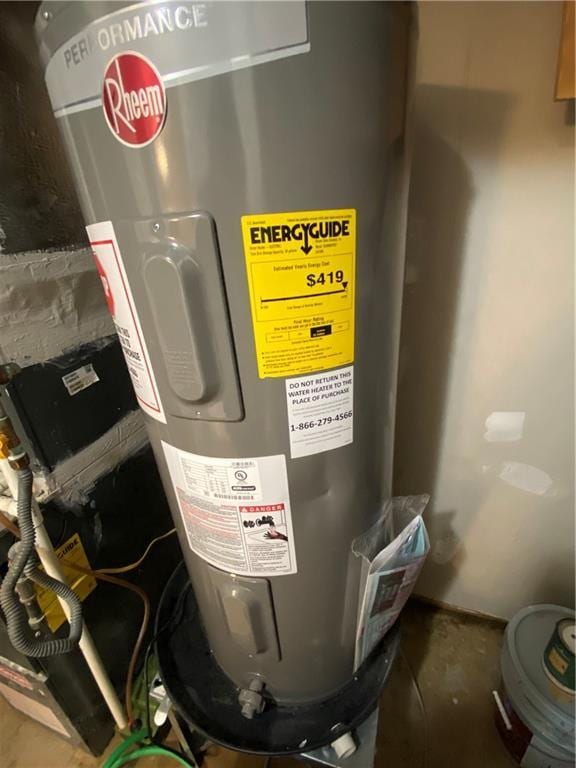 2319 Beecher Rd SW, Atlanta, GA 30311 - utility room with electric water heater