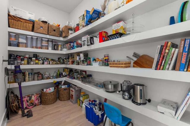 view of pantry
