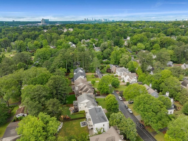 aerial view of residential area