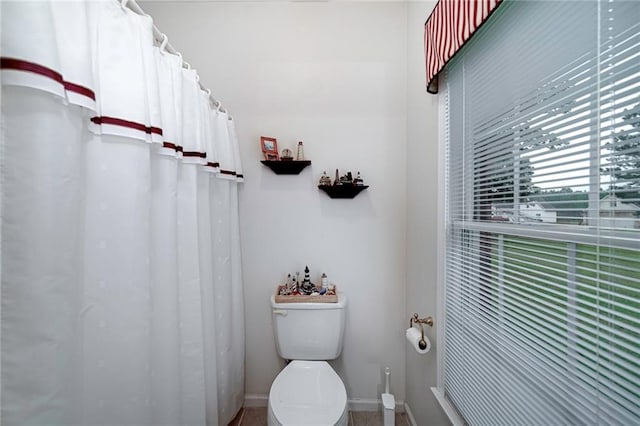 bathroom with toilet