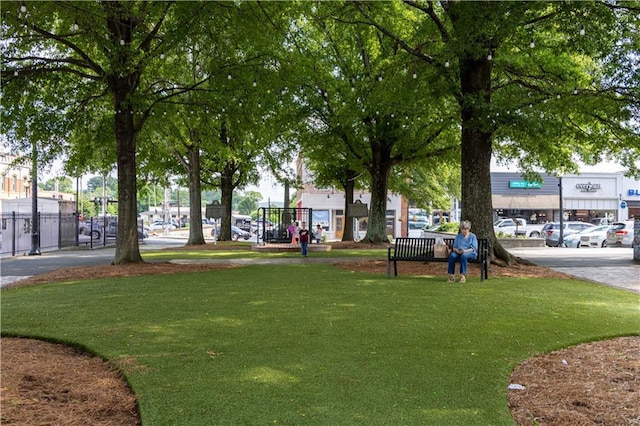 608 Belshire Dr, Acworth, GA 30102 - view of home's community with a yard