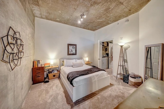 bedroom featuring carpet flooring