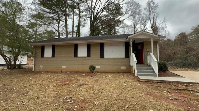 view of front of property