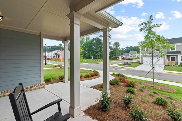 view of patio / terrace featuring a porch