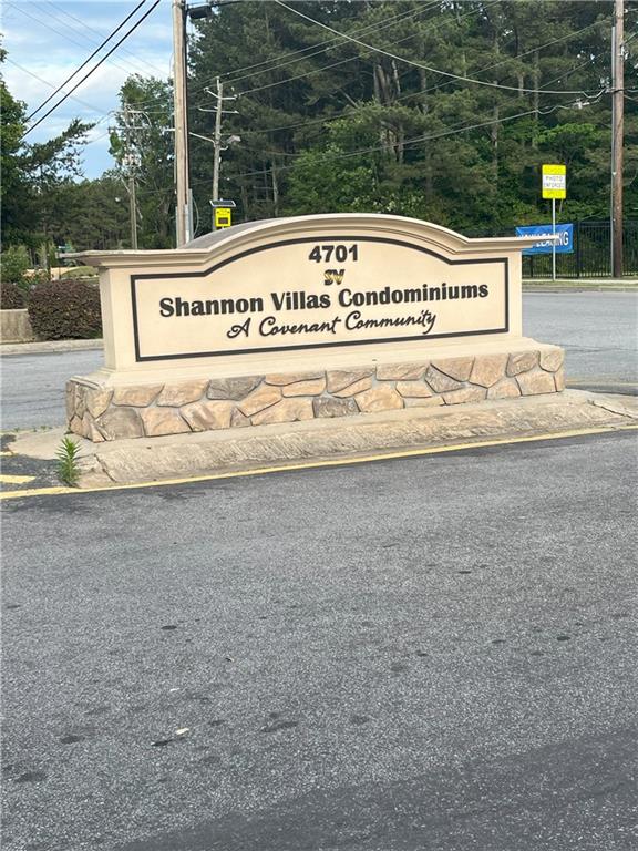 4701 Flat Shoals Rd Unit 41-F, Union City, GA 30291 - view of community sign