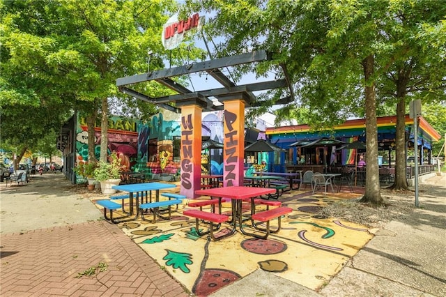 view of jungle gym