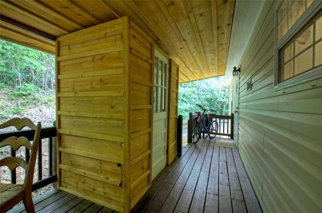 51 Ocoee Trl, Blue Ridge, GA 30513 - view of wooden deck