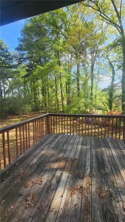 402 Emmett St, Riverdale, GA 30165 - view of wooden deck