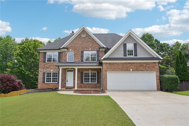 2359 Saint Kennedy Ln, Buford, GA 30518 - view of front facade featuring driveway, a garage, and brick siding