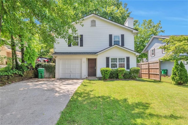 912 Third St, Stone Mountain, GA 30083 - traditional home featuring a garage, a chimney, and driveway