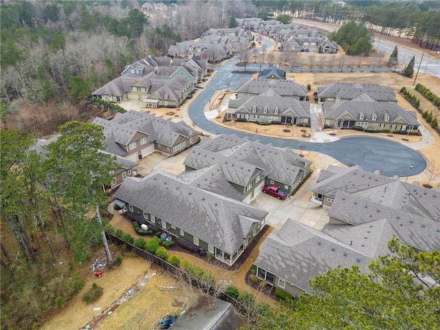 bird's eye view featuring a residential view