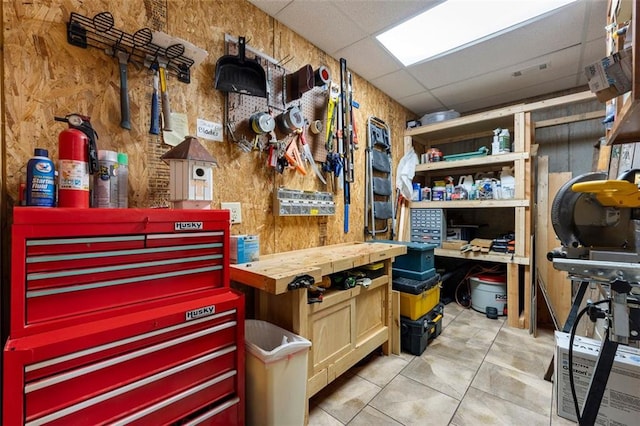 view of storage room