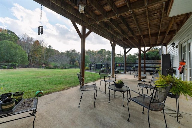 view of patio