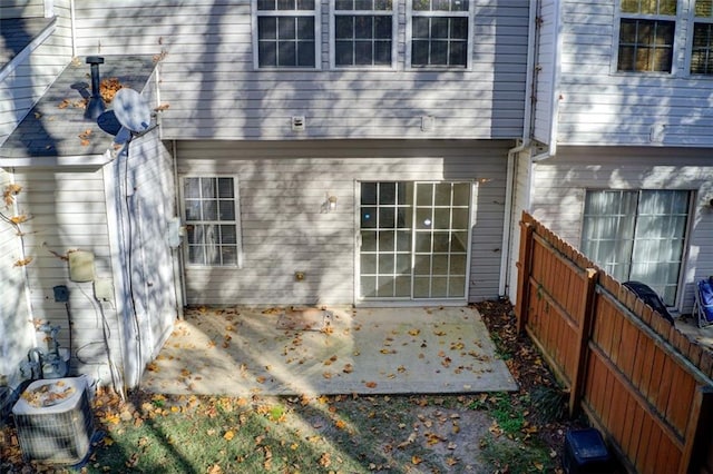 rear view of house featuring a patio area