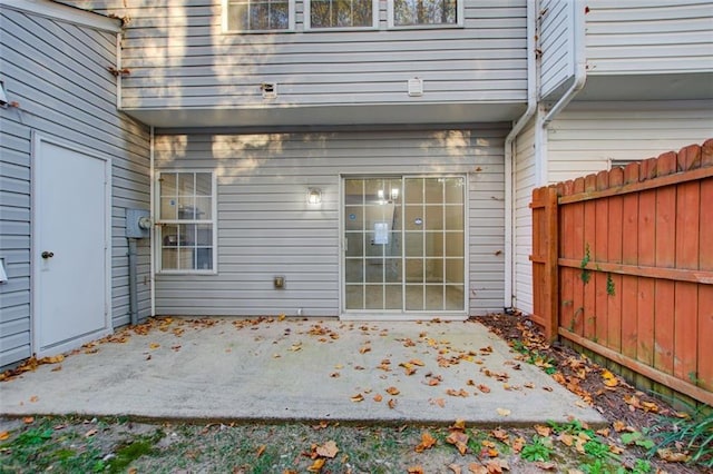 exterior space with a patio area