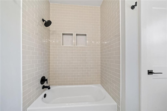 full bath with shower / washtub combination