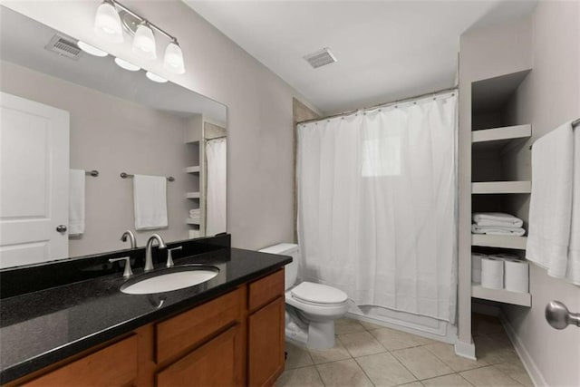 449 Clairemont Ave Unit H3, Decatur, GA 30030 - full bath with vanity, tile patterned flooring, and shower / tub combo