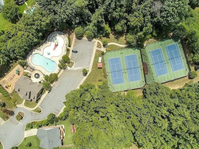 view of sport court featuring a gazebo and a yard