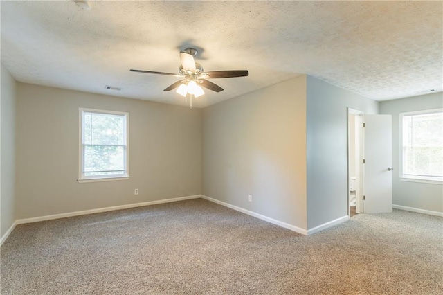 10 Briarcliff Pl, Stockbridge, GA 30281 - carpeted empty room featuring ceiling fan and a textured ceiling
