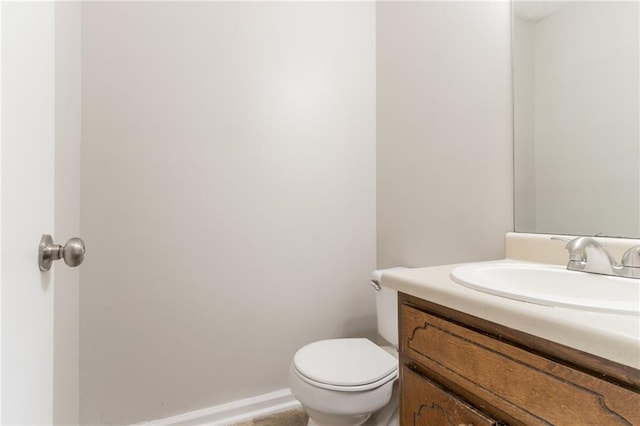 10 Briarcliff Pl, Stockbridge, GA 30281 - half bathroom with vanity and toilet