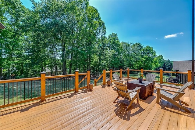 5925 Boulder Bluff Dr, Cumming, GA 30040 - wooden deck featuring a grill