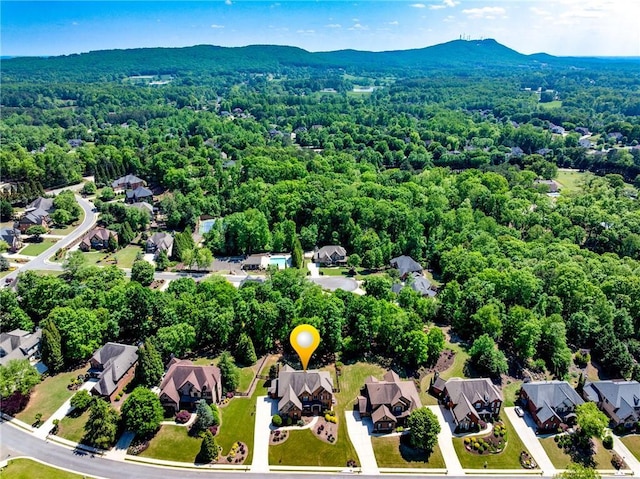 5925 Boulder Bluff Dr, Cumming, GA 30040 - aerial view featuring a residential view and a forest view