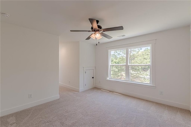 4075 O Henry Ct, Mcdonough, GA 30252 - empty room featuring baseboards, light carpet, and a ceiling fan