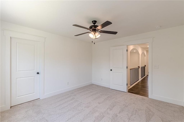 4075 O Henry Ct, Mcdonough, GA 30252 - carpeted empty room with a ceiling fan, baseboards, and a smoke detector