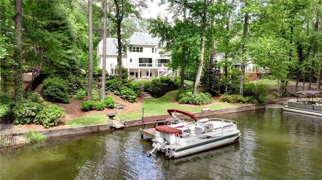 dock with a water view