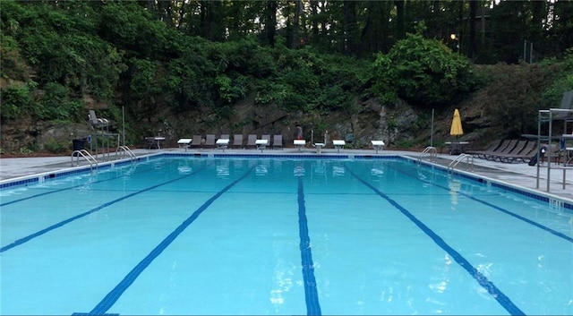 view of pool