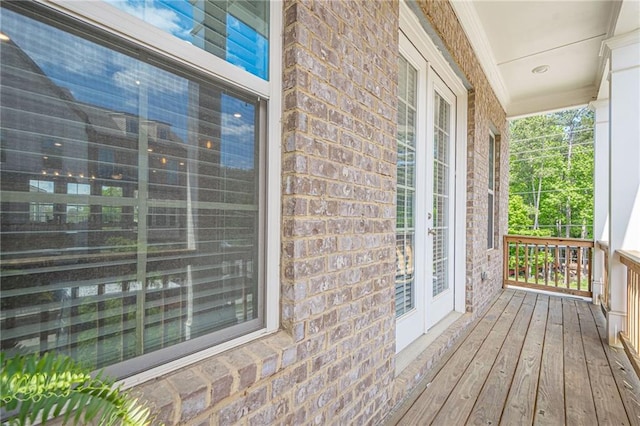 5005 Shay Town Ln, Peachtree Corners, GA 30092 - wooden deck with a porch
