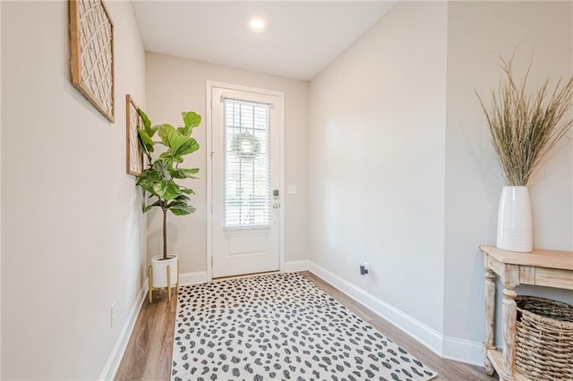 5005 Shay Town Ln, Peachtree Corners, GA 30092 - entryway featuring light wood-style floors and baseboards
