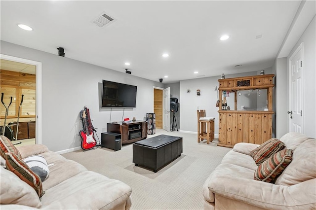 2012 Arbor Springs Way, Buford, GA 30519 - carpeted living area featuring recessed lighting