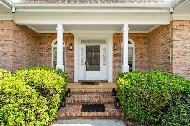 2012 Arbor Springs Way, Buford, GA 30519 - doorway to property with brick siding