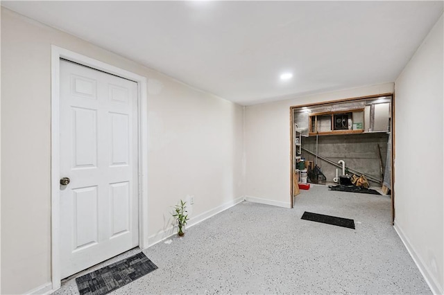 2012 Arbor Springs Way, Buford, GA 30519 - basement with baseboards and recessed lighting