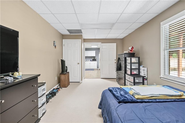 2012 Arbor Springs Way, Buford, GA 30519 - bedroom featuring carpet floors and a drop ceiling