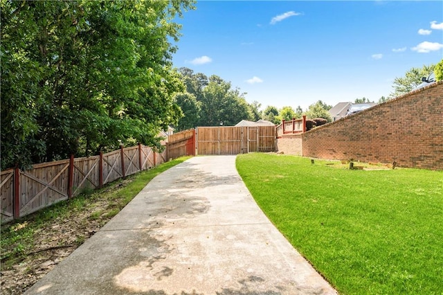 2012 Arbor Springs Way, Buford, GA 30519 - view of yard with a gate