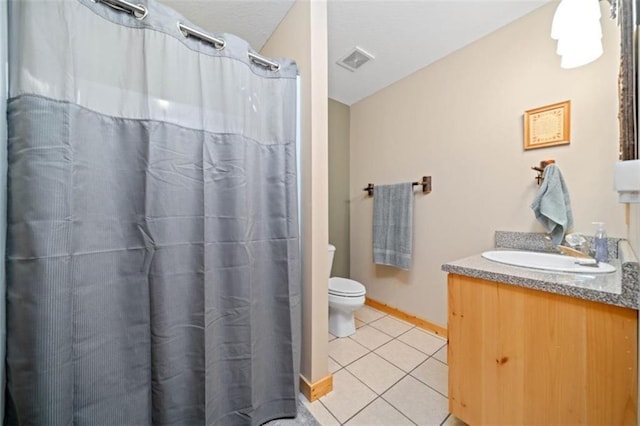 100 Julep Cir, Ellijay, GA 30540 - bathroom with vanity, tile patterned floors, and a shower with shower curtain