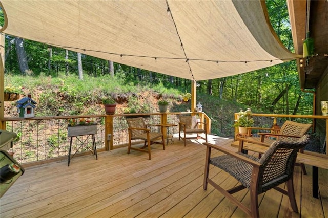 100 Julep Cir, Ellijay, GA 30540 - view of wooden deck