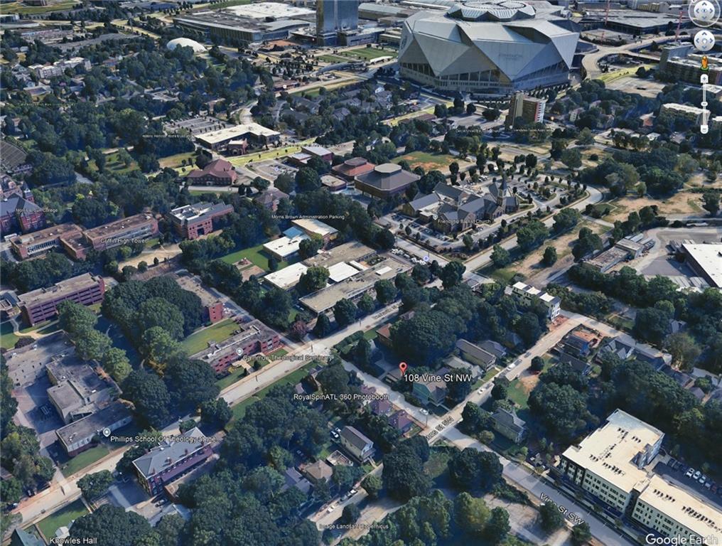 108 Vine St SW, Atlanta, GA 30314 - aerial view of property's location