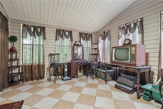 2030 Spring End Ct, Lawrenceville, GA 30044 - sunroom / solarium with vaulted ceiling and wooden walls