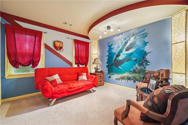 2030 Spring End Ct, Lawrenceville, GA 30044 - carpeted living room with baseboards