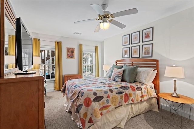 7105 Haw Crk, Gainesville, GA 30506 - bedroom with carpet flooring, baseboards, and visible vents