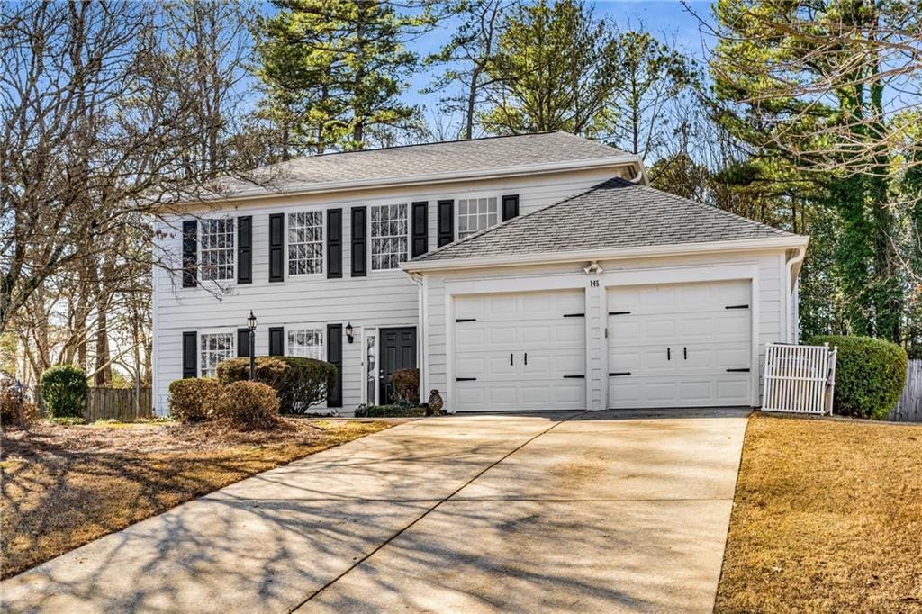 view of front of property