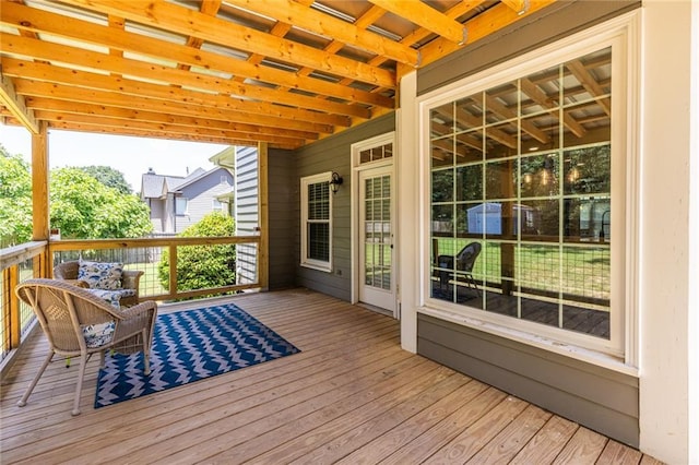 3845 Glen Ian Dr, Loganville, GA 30052 - view of wooden deck