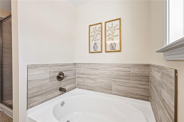 212 Starr Cir, Stockbridge, GA 30281 - full bath with a bath and a shower stall