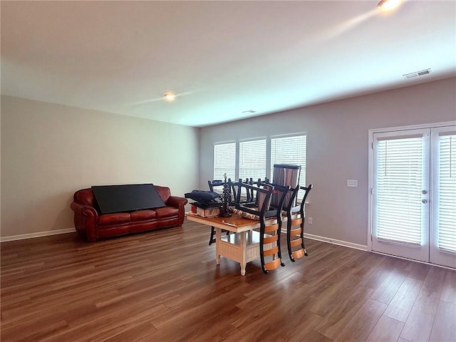 2059 Lanier Harbor Pt, Buford, GA 30518 - dining space with wood finished floors and baseboards