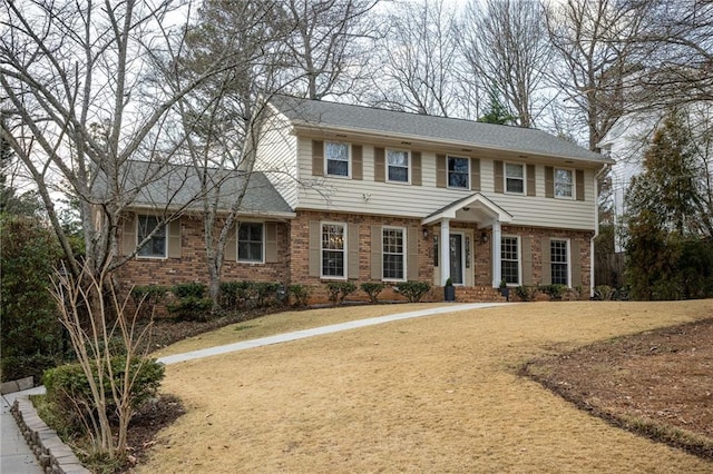 view of colonial inspired home