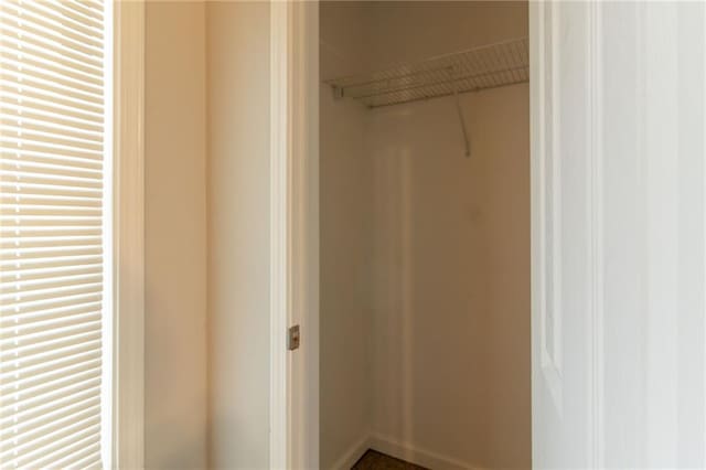 view of closet